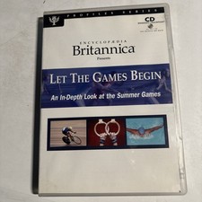 Encyclopaedia Britannica Presents: Let The Games Begin PC Mac CD-ROM Win98 picture