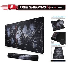 XXL Professional Gaming Mouse Pad - Non-Slip, Washable Map Design 35.4x15.7 picture