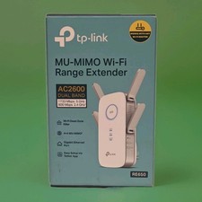 TP-Link RE650 AC2600 WiFi Range Extender W Box & Manual Tested picture