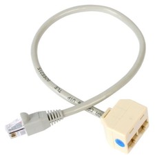 Startech IT RJ45SPLITTER 2-to-1 RJ45 Splitter Cable Adapter picture