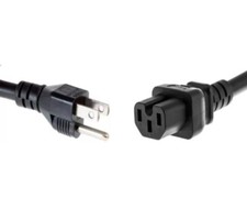 Cisco CAB-TA-NA Catalyst 3560X 3750X 3850 3650 AC Power Cord Cable 8ft C15 Notch picture