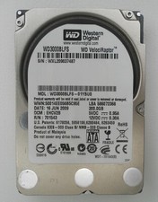 2 Western Digital WD VelociRaptor WD3000BLFS 300GB 10K RPM SATA 2.5