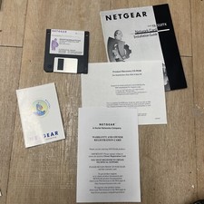 Netgear FA 310TX 1997 Factory Software & Manual Vintage picture