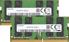 Samsung 32GB (2x16GB) DDR4 3200MHz PC4-25600 (PC4-3200AA) CL22 SODIMM 2Rx8 Dual picture