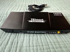 TESmart 8 Port HDMI KVM Switch 4K 60Hz HKS0201A2U Tested Working picture