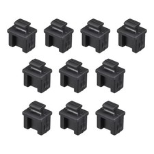SFP-B Anti Dust Plug Port Dust Silicone Covers Caps Stoppers Black/10pcs picture