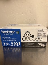 Genuine Brother TN-580 High Yield Black Toner OEM New Sealed 2018 Date Code picture