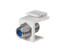 Monoprice Keystone Jack w/ 3.0 GHZ F-Connector, Ultra White, UL picture