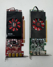 Lot Of 2 AMD SFF Graphics Cards FirePro W4100 Radeon GDDR5 DP MDP PCIe picture