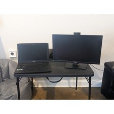 Gaming Laptop and Monitor Bundle for Dual Screen Setup picture