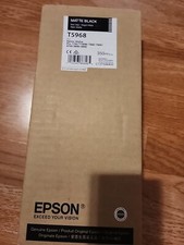 Genuine EPSON T5968 Matte Black Ink Cartridge 350ml Stylus Pro - EXPIRED 2017 picture