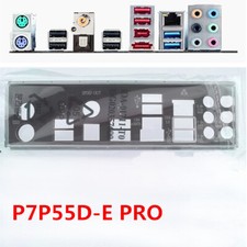 Original For Asus P7P55D-E PRO Shield IO I/O Rear Baffle Backplate Motherboard picture