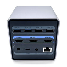 Tobenone USB-C Docking Station Dual HDMI Monitor 10Gbps 150W: UDS032C picture