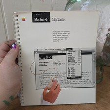 1986 Apple Macintosh MacTerminal User Guide Manual picture