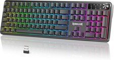 Smooth RM104 Wireless Gaming Keyboard with RGB Backlight & Tri-Mode Connectivity picture
