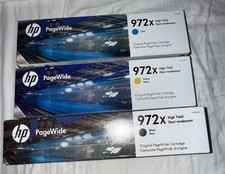 3 OEM HP 972X Pro 452,477 CYK Ink L0R98AN,L0S04AN,F6T84AN picture