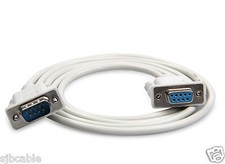 5FT 1.5M 9 Pin Extension Cable Serial Direct Male to Female RS232 DB9 M-F NEW Us picture
