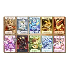 Pokemon Table Playmat Eevee Evolutions TCG CCG Trading Card Game Mat Mousepad picture
