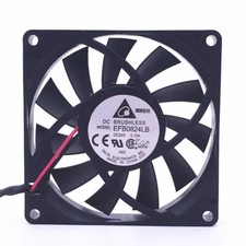 Delta EFB0824LB 8015 24V 0.10A 8CM 2-wire double Ball Inverter cooling Fan picture