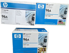 3 Pk - Genuine HP 96A Toner Cartridge C4096A HP Laser Jet 2100/2200 - New Sealed picture