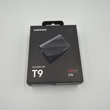 Samsung T9 Portable 2TB 2000MB/s SSD - Black (MU-PG2T0B/AM) NEW picture