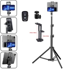 66.9 inch Tablet Floor Stand Tripod Adjustable Phone Holder For 7