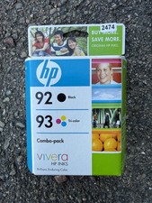 Genuine C9513FN HP 92 Black 93 Color Ink Cartridge Combo Pack, Exp 09/2010 picture
