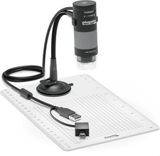Plugable USB Digital Microscope 250x, 2MP Micro Camera with Flexible black  picture