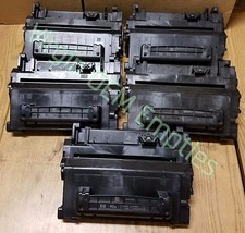 5 Virgin Genuine Empty HP 90A Laser Toner Cartridges  CE390A picture