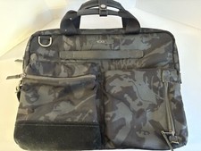 TUMI 61011DCM Slim Travel Briefcase Nylon Black Camouflage Dalston Acer picture