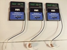 Lot Of 3 Cisco Linksys Wireless-B Network CF Card WCF12 Compact Flash Pack picture