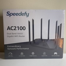 Speedefy AC2100 Dual Band Gigabit Wifi Smart Router Model K7 New Sealed Tech picture