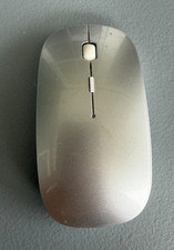 E68 Wireless Mouse Dual Mode USB Bluetooth Rechargeable Slim Optical - Silver picture