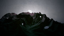 Landscape minimalism art dark abstract nature Custom Gaming Mat Desk picture