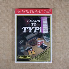 Vtg Learn To Type PC Software Individual 3.5 Floppy Disk MS DOS IBM Brand New picture