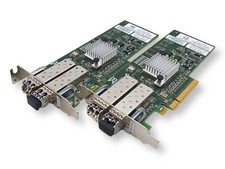 (2) Dell Brocade 8 Gb/s 2-Port PCIe 2.0 x8 FIBRE CHANNEL HBA CARD 825 w/ 2SPF picture