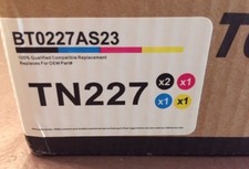 Compatible Toner Cartridge Replacement for TN227 TN223 5 Pack Greensky Good picture