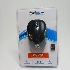 Manhattan Success Wireless Optical Mouse (Green/Black) picture