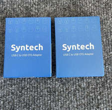USB-C to USB Adapter 2 Pack USB 3.0 Female to Thunderbolt 4/3 Grey LOT OF 2-PKGS picture
