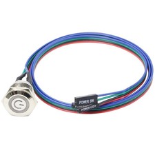 XMSJSIY Chassis Switch Host Metal Button Computer Host Switch Cable 16mm picture