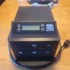 Zipspin 2-Target DVD CD Duplicator Black with PC Link for PC picture