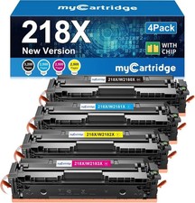 218X Toner Cartridges 4 Pack High Yield (with Chip) Compatible Replacement picture