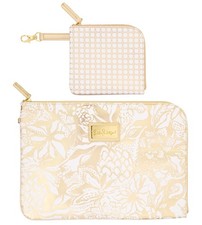 Padded Tech Sleeve with Small Zip Pouch for Accessories, Cute Laptop Case for... picture