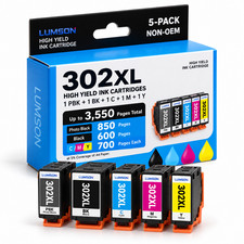 302XL Ink Cartridge for 302XL302 Ink Expression XP-6000 XP-6100 5Pack Printer picture