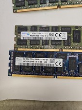 LOT OF 12- 8GB 2RX4 PC3L-10600R SERVER RAM  picture
