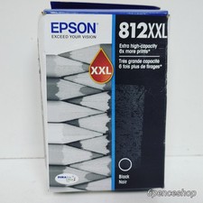 Deformed Box-04/2027 Epson 812XXL Extra High Capacity Black Ink Cartridge picture