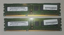 LOT OF 2 Micron 4GB 1Rx8 PC3-12800U DDR3-1600 Desktop Memory RAM picture