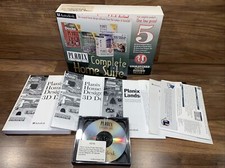 Vintage  1999 Autodesk Planix 3D Complete Home Suite software 5 products  picture
