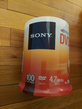 BRAND NEW Sony 100DMR47SP DVD-R 16x 4.7GB Recordable Optical Media 100 Pack picture