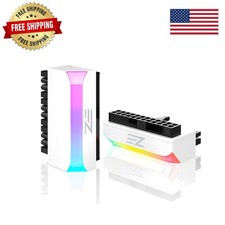 Vibrant ARGB 90 Degree ATX 24-Pin Power Connector - Perfect for Modern Builds picture